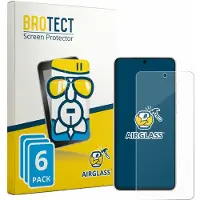 BROTECT Screenprotector 6 Stuks voor Vivo X300 Ultra Beschermglas transparant