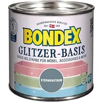 Bondex 424681 Glitter Base Stardust 0,5 L - Verf met glitter voor 6m² - Glitterverf beschermt het hout en creëert glinsterende blikvangers