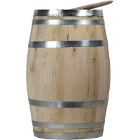Buitengewoon Boet Houten regenton kastanje 100 l