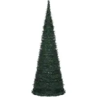 vidaXL Kunstkerstboom met verlichting pop-up 180 cm groen