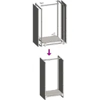 vidaXL Brandhoutrek 40x30x80 cm weervast staal