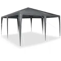 vidaXL Partytent Wit 600 x 400 x 266 cm Polyethyleen en Staal