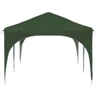 vidaXL Opklapbare feesttent 575 x 288 x 245 cm, groen, Oxford-stof