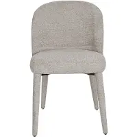 Vente-unique Set van 2 stoelen in getextureerde stof - Beige - MUKLEA