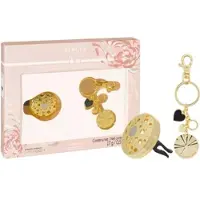 Maison Berger Autoparfum Set incl. Sleutelhanger Goud Liliflora
