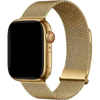 IMoshion Milanees magnetisch bandje voor de Apple Watch | 44/45/46/49 mm - Goud