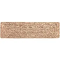 vidaXL Tapijt Runner MARSA Geel 100 x 400 cm Polyester en PVC