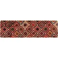 vidaXL Tapijt Runner MARSA Multikleur 50 x 200 cm Polyester en PVC