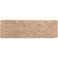 vidaXL Tapijt Runner MARSA Geel 100 x 350 cm Polyester en PVC