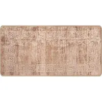 vidaXL Tapijt Runner MARSA Wit 50 x 100 cm Polyester en PVC