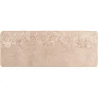 vidaXL Tapijt Runner MARSA Beige 100 x 250 cm Polyester en PVC
