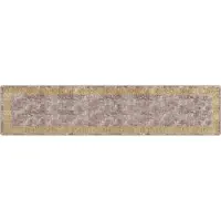 vidaXL Tapijt Runner MARSA Grijs 80 x 350 cm Polyester en PVC