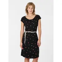 Ragwear Mini-jurk - LILITHE PRINT - XS tot L - voor Vrouwen - zwart | Maat XS