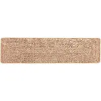 vidaXL Tapijt Runner MARSA Geel 80 x 400 cm Polyester en PVC