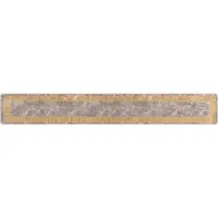 vidaXL Tapijt Runner MARSA Grijs 50 x 350 cm Polyester en PVC