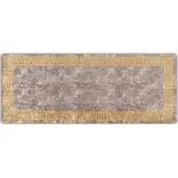 vidaXL Tapijt Runner MARSA Grijs 80 x 200 cm Polyester en PVC