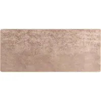 vidaXL Tapijt Runner MARSA Zand 100 x 200 cm Polyester en PVC