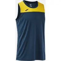Joma Phoenix III Basketbalshirt Heren - Marine / Geel | Maat: S