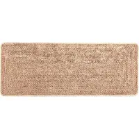 vidaXL Tapijt Runner MARSA Geel 80 x 200 cm Polyester en PVC