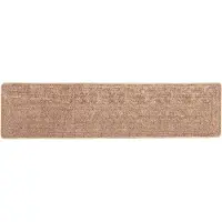 vidaXL Tapijt Runner MARSA Geel 80 x 300 cm Polyester en PVC