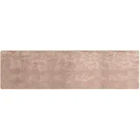 vidaXL Tapijt Runner MARSA Zand 100 x 400 cm Polyester en PVC