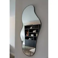 Indore Home Spiegel troas organische vorm asymmetrisch wandspiegel 110cm