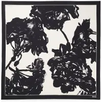 BOSS In Italië vervaardigde sjaal van zijden twill met print
