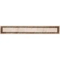 vidaXL Tapijt Runner MARSA Beige en Zwart 50 x 350 cm Polyester en PVC