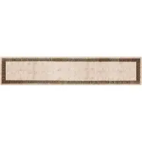 vidaXL Tapijt Runner MARSA Zwart 80 x 400 cm Polyester en PVC