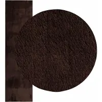 vidaXL Middelpolig zacht en wasbaar tapijt HUARTE Bruin 500 x 80 cm