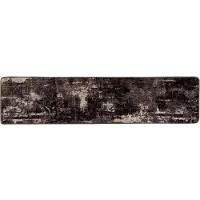 vidaXL Tapijt Runner MARSA Zwart 80 x 450 cm Polyester en PVC