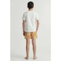 Jack & Jones JUNIOR zwemshort geel Jongens Polyester All over print - maat 152
