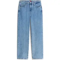 Tommy Hilfiger Jeans 'Mid Rise Slim Straight' blauw denim