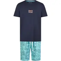 Phil&Co. Pyjama kort blauw