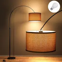 Mira Booglamp - Booglampen Staand Vloerlampen Woonkamer - Zwart - 70cm x 29cm x 165cm; 5.6 kg