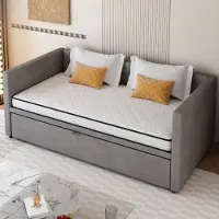 HAUSS SPOLE Pocketveringmatras 90x190 cm - Ergonomische Drukverlichting Voor Rug En Gewrichten - Ca. 12 cm Dik - Stof En Metaal - Wit