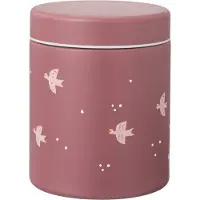 Fresk FreskThermos Lunchbox 500 ml - RVS Voedselcontainer – BPA-vrij – Lekvrije dop – Thermosbeker – Food Jar tot 6 Uur Warm – Lunchpot - Voedselpot - Paars - Swallow