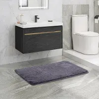 Unyqoos Zachte Antislip Badmat met Hoog Absorptievermogen, Verkrijgbaar in Diverse Maten en Kleuren, 50 x 80 cm