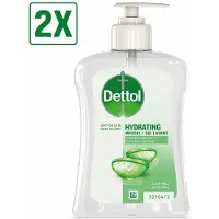 Dettol 2 x Handzeep - Antibacterieel - Verzachtend - Aloë Vera - 250 ml