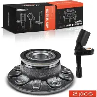Frankberg 1x ABS Sensor as Rechts+1x Wielnaaf Set as voor VW