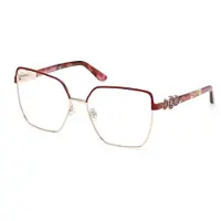 GUESS GU50229 Matte dark red 57/16/140 WOMAN Brilmonturen