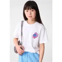Shoeby T-shirt wit Meisjes Katoen Ronde hals Effen - maat 122/128