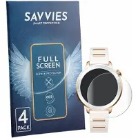 Savvies - Screenprotector voor Oppo Watch X3 Mini - Folie Beschermfolie transparant volledig dekking 4 Stuks