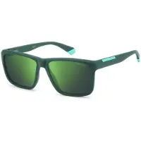 Polaroid Zonnebril PLD 2164/S 58/15/145 Matte teal blauwe polycarbonaat monturen MAN PLD 2164/S