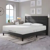 HAUSS SPOLE Koudschuimmatras 140x200 cm - 7-Zones Ergonomische Kubussnede - Keerbaar H2/H3 Met Antislip - Afneembare Wasbare Hoes Met Rits - Schuim - Wit