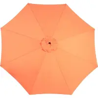 HAUSS SPOLE Parasol Verstelbaar – 14,8 Ft – Staal – Oranje – Dubbelzijdige Schaduw Voor Tuin En Terras – Met Slingersysteem
