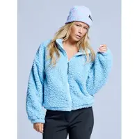 Poederbaas Fluffy Jacket Dames - Four Seasons Ice Blue - Maat M