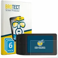 BROTECT - Screenprotector voor Gdfnmogo Bike Computer - Folie Beschermfolie transparant 6 Stuks