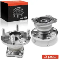 Frankberg 2x Wielnaaf Set Achter voor Toyota Prius W3