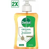 Dettol 2 x Antibacteriële Handzeep Original 250ML - Wasgel - 2 hydraterende ingrediënten
